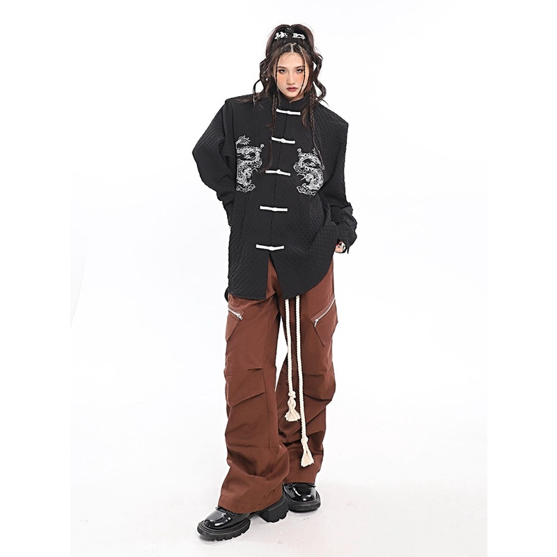 Quần Dài Eo Cao Dáng Rộng Phối Thắt Lưng Phong Cách Mỹ Thời Trang Mùa Hè Giản Dị Dành Cho Nữ