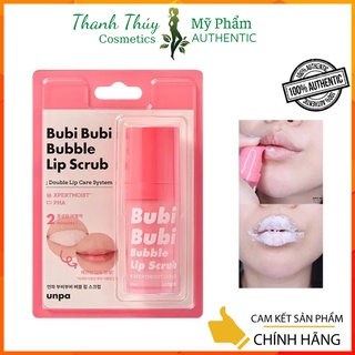 Tẩy tế bào chết sủi bọt cho môi unpa bubi bubi bubble lip scrub 10ml