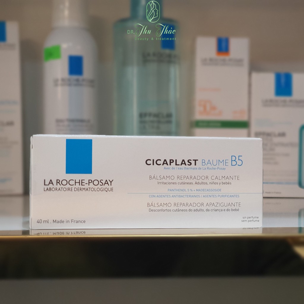 Kem dưỡng B5 La Roche Posay Cicaplast Baume B5 40ml, 100ml phục hồi da tổn thương