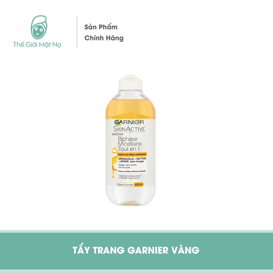 Nước tẩy trang Garnier Vàng