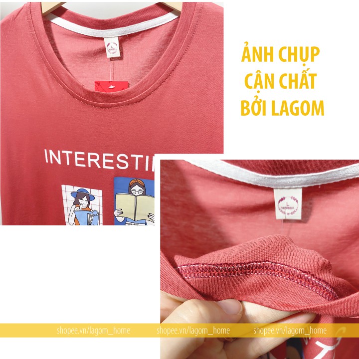 [100% COTTON] Váy Ngủ Cute Tay Ngắn  Bộ Mặc Nhà Nữ Mùa Hè Cotton Cao Cấp