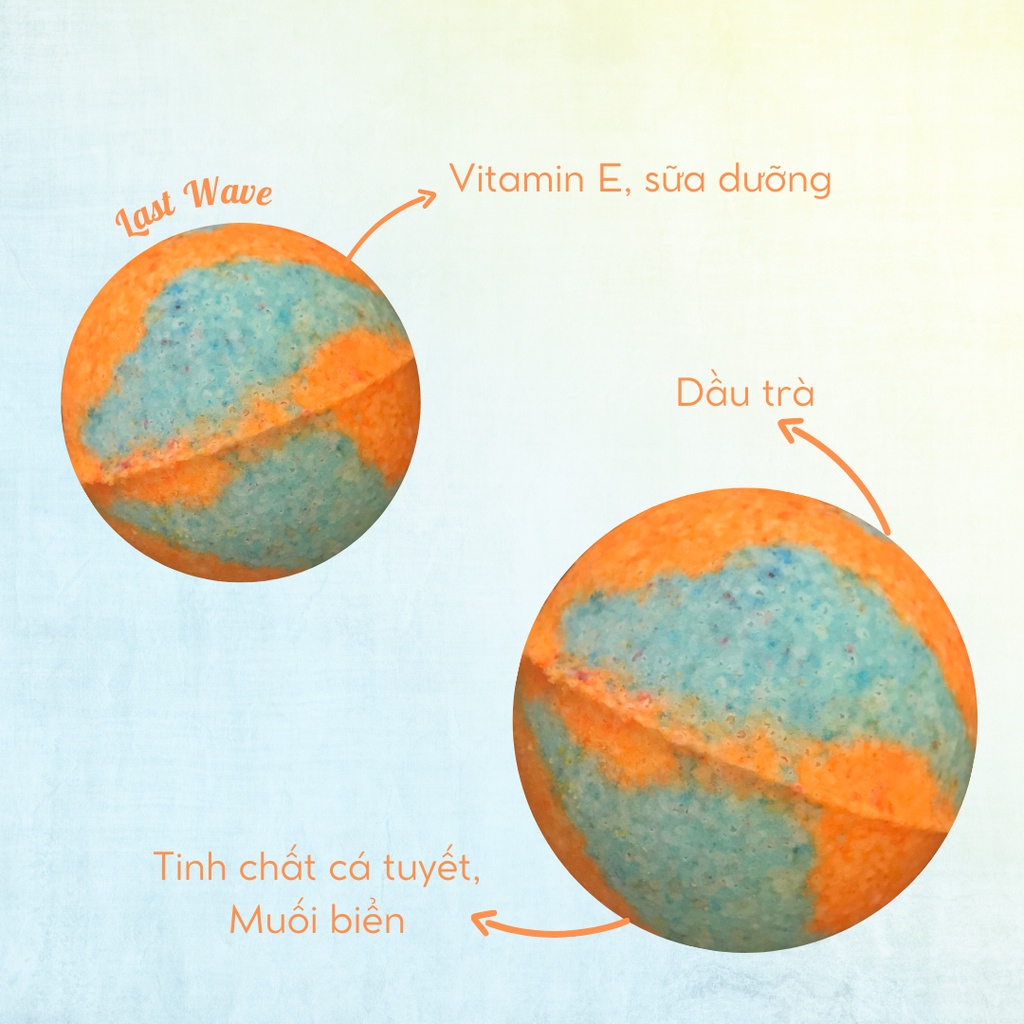 LAST WAVE [Labbi] Bath bomb /  Bom tắm / Viên thả bồn tắm