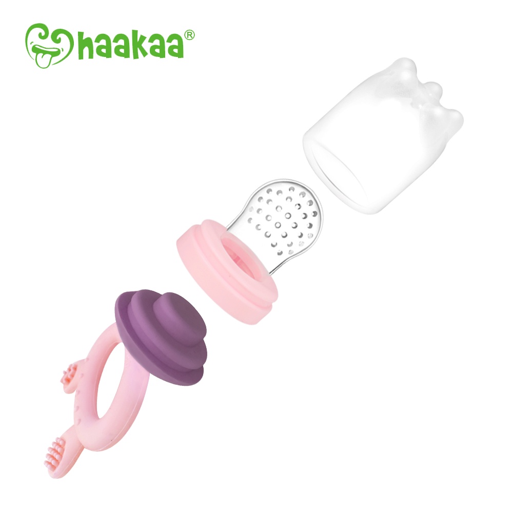 Túi nhai ăn dặm, chống hóc Silicone Haakaa, Siêu mềm mại