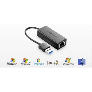 Cáp chuyển USB 3.0 sang Lan UGREEN 20256