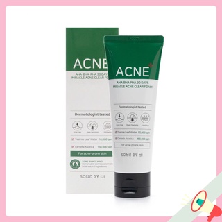 Sữa rửa mặt some by mi acne aha-bha-pha 30 days miracle clear foam lucky_authen