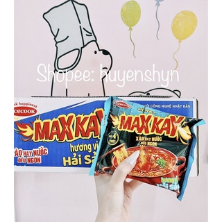Mì maxkay hải sản/kim chi thùng 24 gói