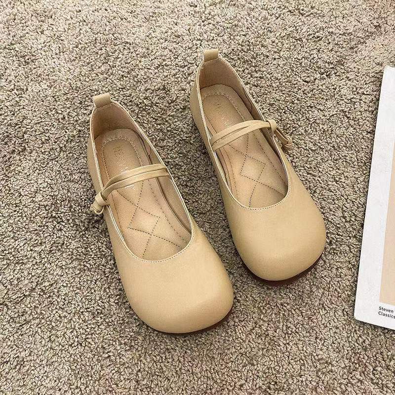Giầy lười Giày Búp Bê Đế Bằng Thiết Kế Mới Thời Trang Mùa Xuân Thu Theo Phong Cách Hàn Quốc