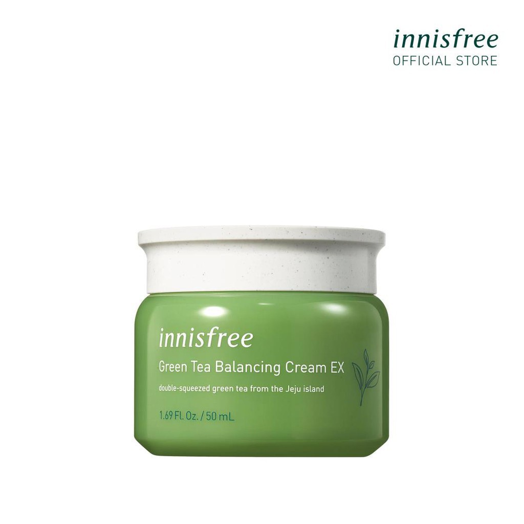 [Mã COSIF05 giảm 10% đơn 400K] Kem dưỡng cân bằng ẩm trà xanh innisfree Green Tea Balancing Cream EX 50ml