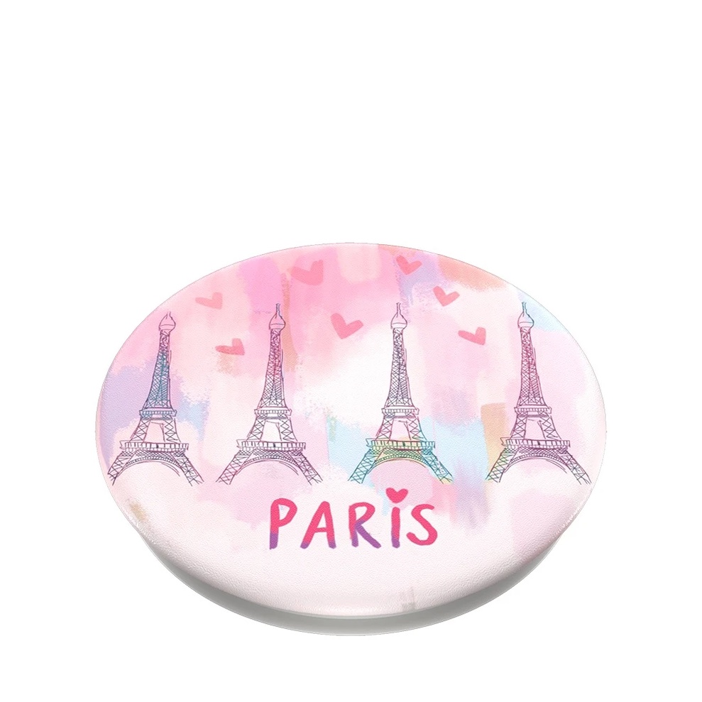 Giá đỡ điện thoại thông minh Popsockets Paris Love OW - Hàng Chính Hãng