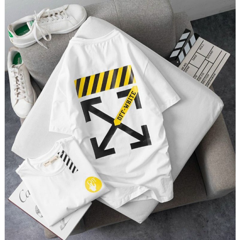 áo thun trắng sọc công trình G89