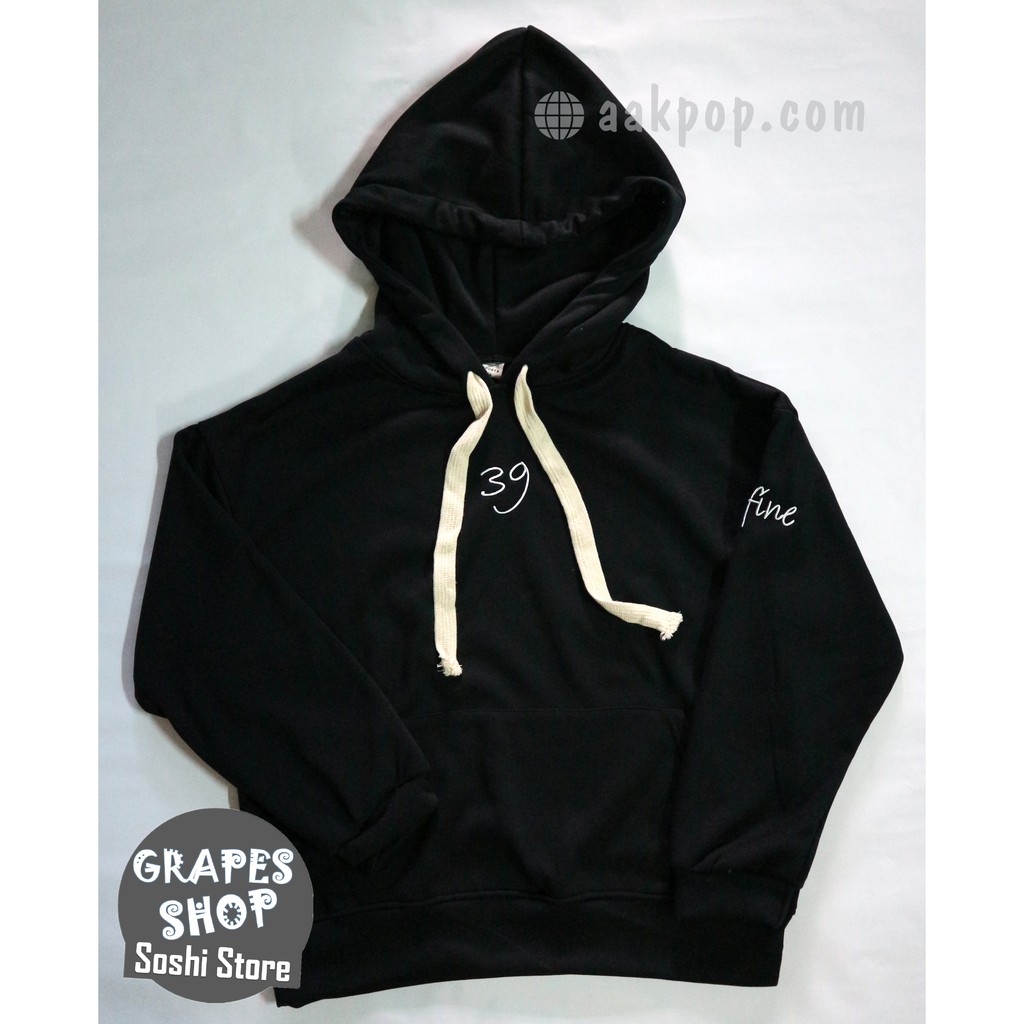 [Taeyeon] Áo hoodie 39 - it's fine đen