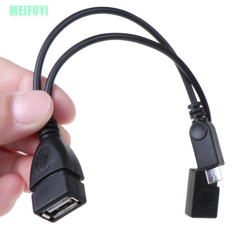 Cáp Chuyển Đổi Từ 2 Trong 1 Micro Usb Đực Sang Đầu Cái Sang Usb 2.0 Otg