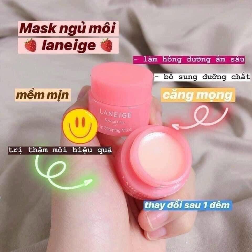 Mặt Nạ Ngủ Ủ Môi Laneige Lip Sleeping Mask mini 3g dưỡng môi cực mềm