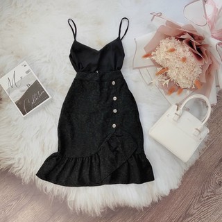 CHÂN VÁY ĐUÔI CÁ DÀI 😍Đuôi cá nút dọc hót mẫu 2