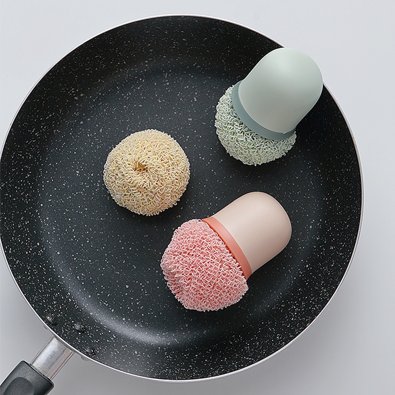 Dụng cụ cọ xoong nồi, cọ đa năng có búi thay thế