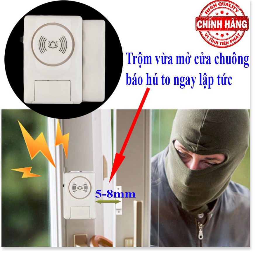 Bộ 2 Chuông Cảm Ứng Từ Gắn Cửa Báo Chống Trộm hiệu ATA AT-007