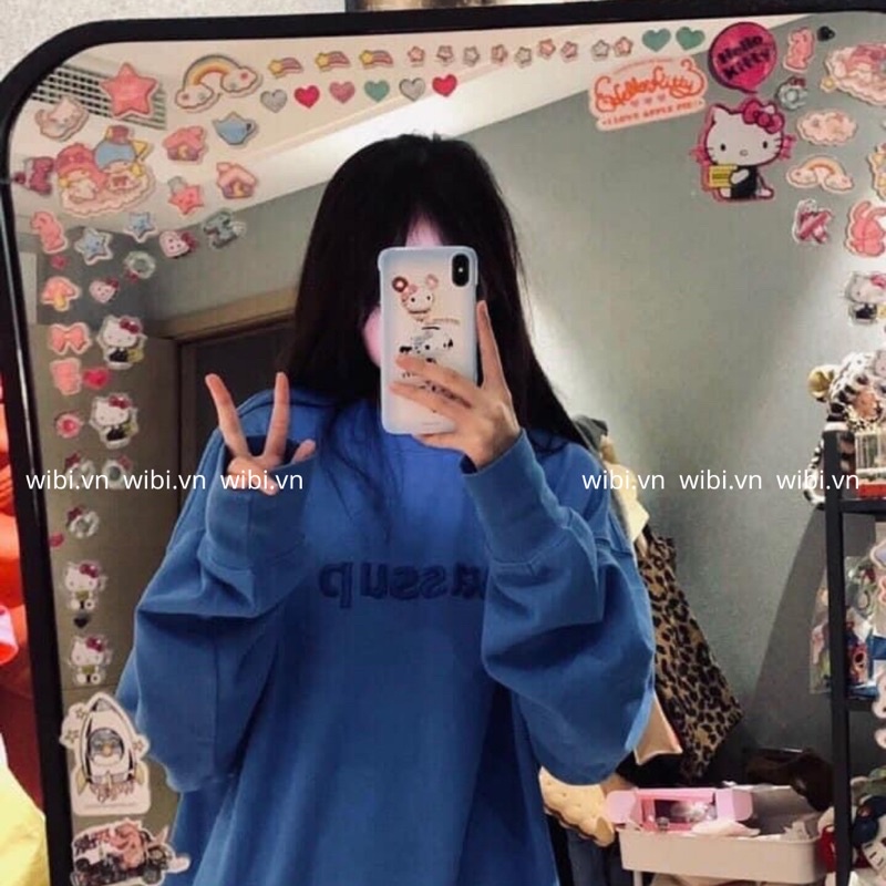 Áo sweater xanh WASSUP | BigBuy360 - bigbuy360.vn