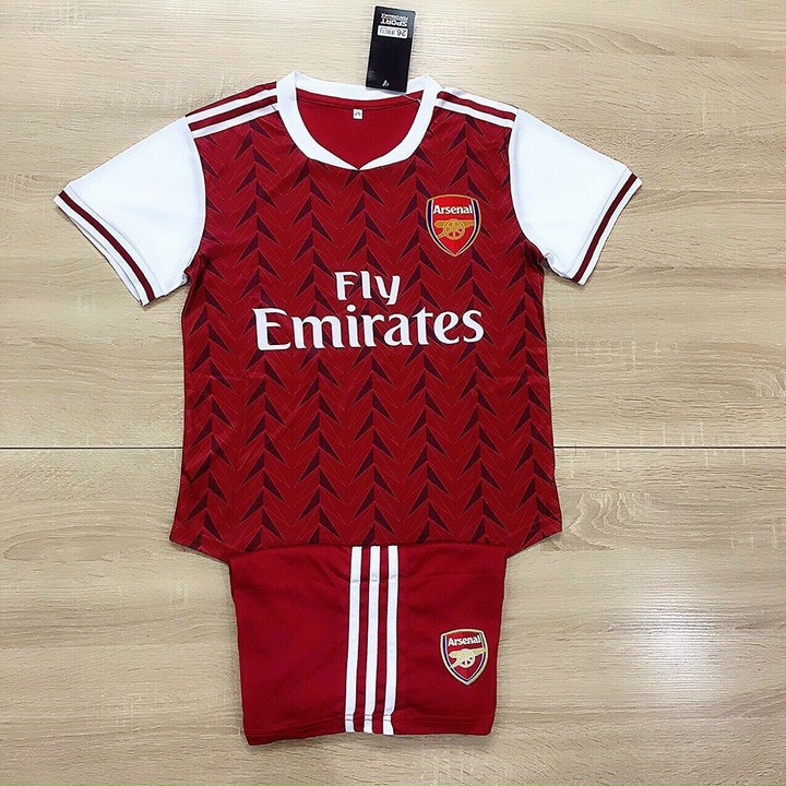 Quần Áo Trẻ Em Arsenal Vải Thun Lạnh Phong Cách - Bộ Áo Đá Bóng Đẹp PP Tik Shop 68