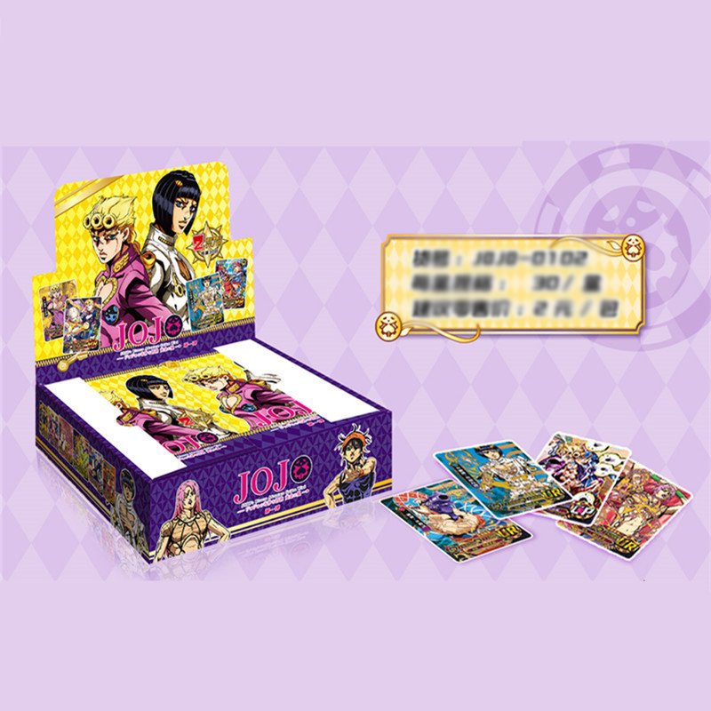 (m40) Set 5 cái ảnh thẻ JoJo's Bizarre Adventure Cuộc Phiêu Lưu Bí Ẩn anime chibi gacha