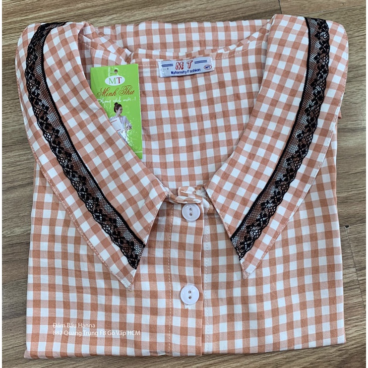 [SIZE 40-60KG] ÁO BẦU CÔNG SỞ  HANNA, SIZE NHỎ CHO BẦU NHỎ, VẢI MÁT MẶC MÙA HÈ, MỀM MẠI KHÔNG NHĂN, ĐI LÀM ĐI CHƠI ĐỀU P