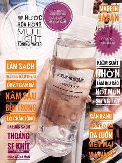 NƯỚC HOA HỒNG MUJI NHẬT 200ML