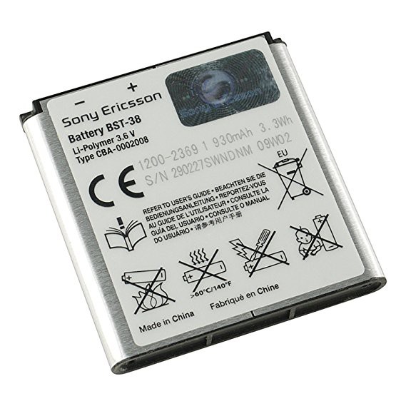Pin Sony BST38 cho Sony Ericsson W580 S500 K770 T650 W995