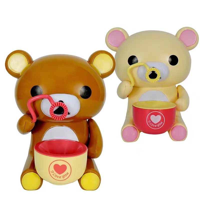 Đồ chơi gấu thổi bong bóng