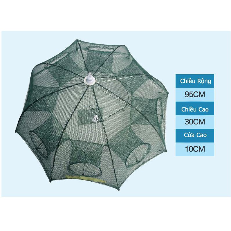 lưới bát quái bắt tôm cá