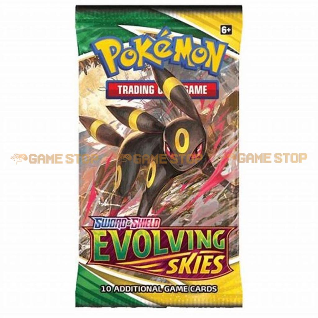 Bài Pokemon TCG Sword and Shield Evolving Skies Booster Pack Build Deck phiên bản tiếng Anh CHÍNH HÃNG MỸ POKTCGUSBP30