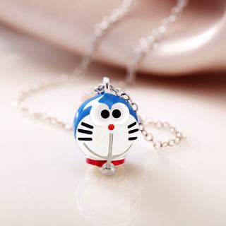 Dây Chuyền Mạ Bạc Mặt Hình Doraemon Dễ Thương