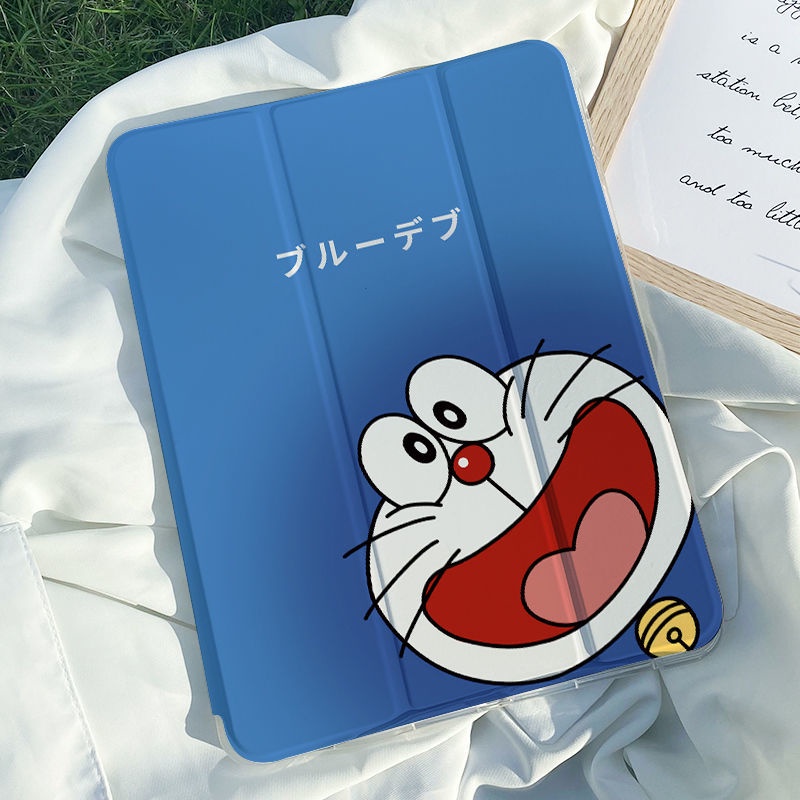 Bao Da Máy Tính Bảng Hình Doraemon Cho Ipad Air 4 5 / 6 / 7 / 8 / 9th Gen Air 1 / 2 / 3 / 4 Mini 5 / 6 Pro 10.5 '' 11 '' 12.9 '' 2018 2020 2021 Ốp Máy Tính Bảng IPad Air 5 Chất Lượng Cao