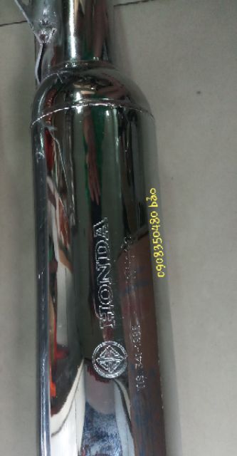 Pô wave 110 hơi đít đen móc sẵn thay cổ inox