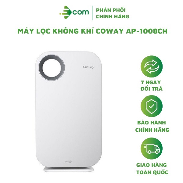 [Mã ELHA10 giảm 6% đơn 5TR] Máy lọc không khí Coway AP-1008CH - hàng chính hãng bảo hành 12 tháng