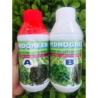 Dung Dịch Thuỷ Canh HYDROGREEN PART A & B 500ml