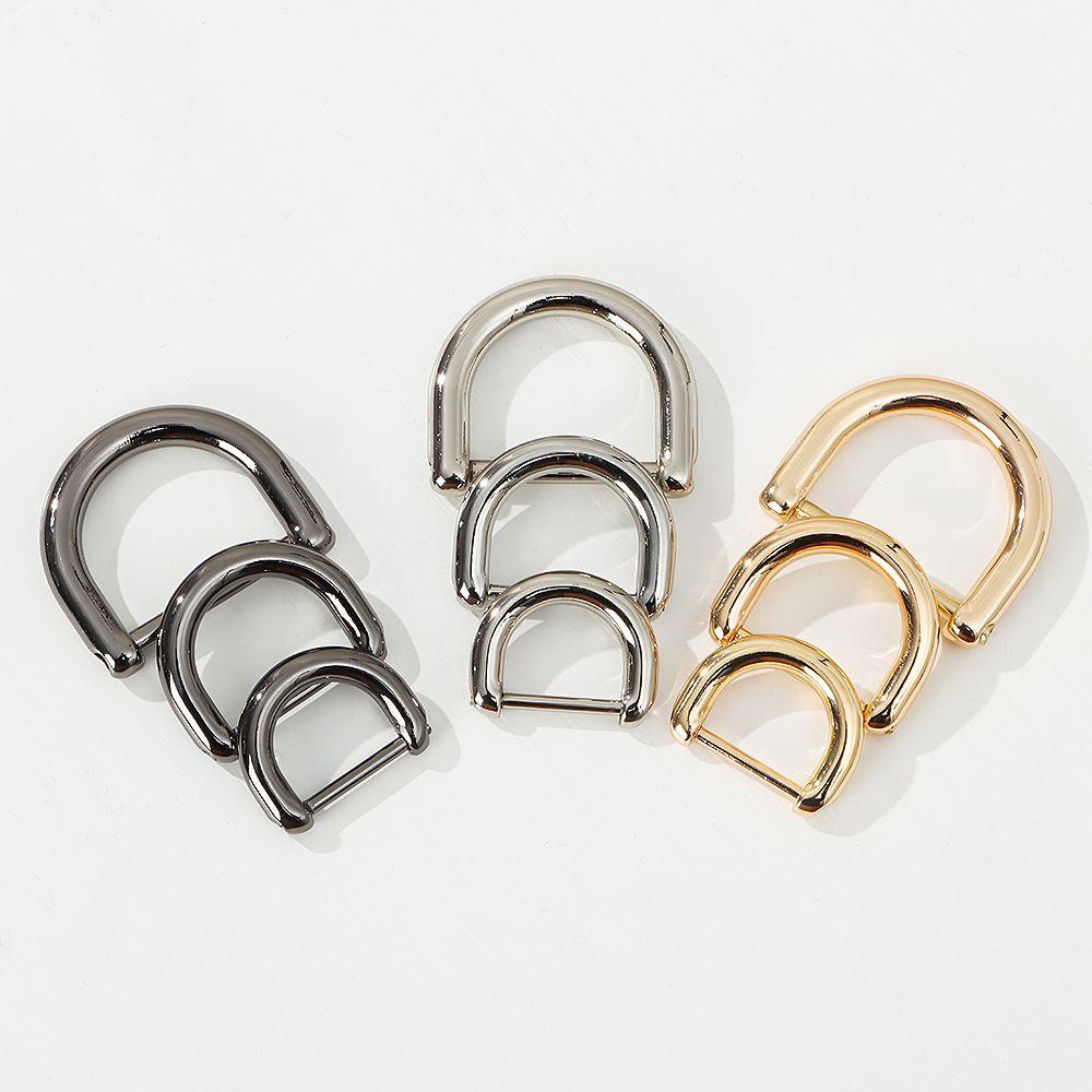 RAINBOW Khóa Chữ D Bằng Kim Loại Cho Dây Đeo Túi Xách