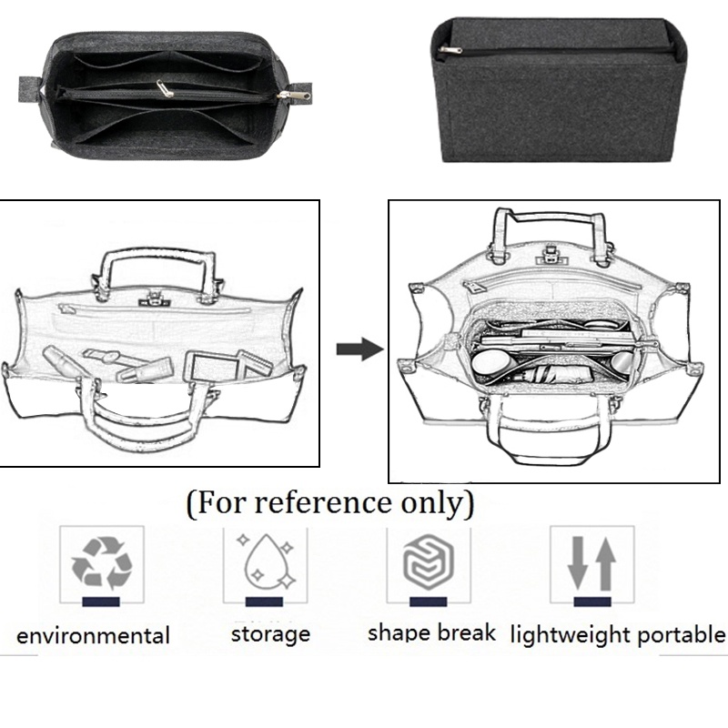 Evertoner EverToner Túi Đựng Mỹ Phẩm Xách Tay Bằng Vải Nỉ Dành Cho Nữ
