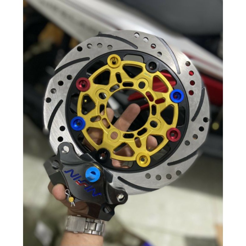 combo đĩa CNC size 220+ heo độ Nisin Brembo