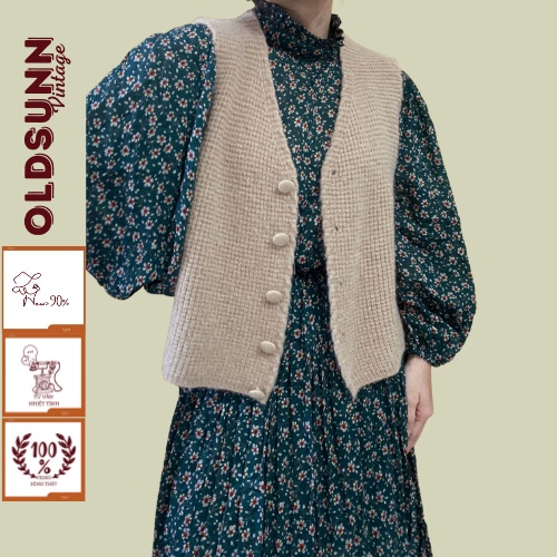 Váy Đầm Hoa 2Hand Phong Cách Vintage, Thanh Lịch, Sang Trọng Mới 90%