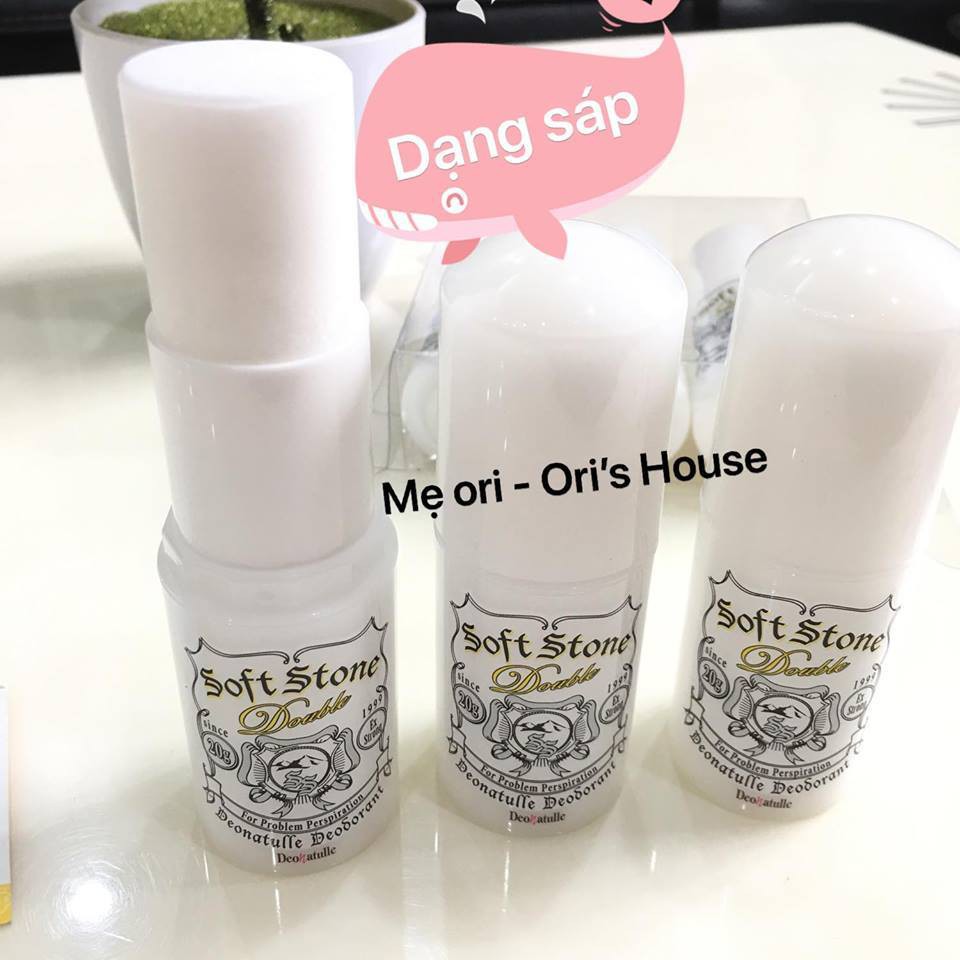 Lăn nách Soft Stone Double 20g - Nhật | BigBuy360 - bigbuy360.vn