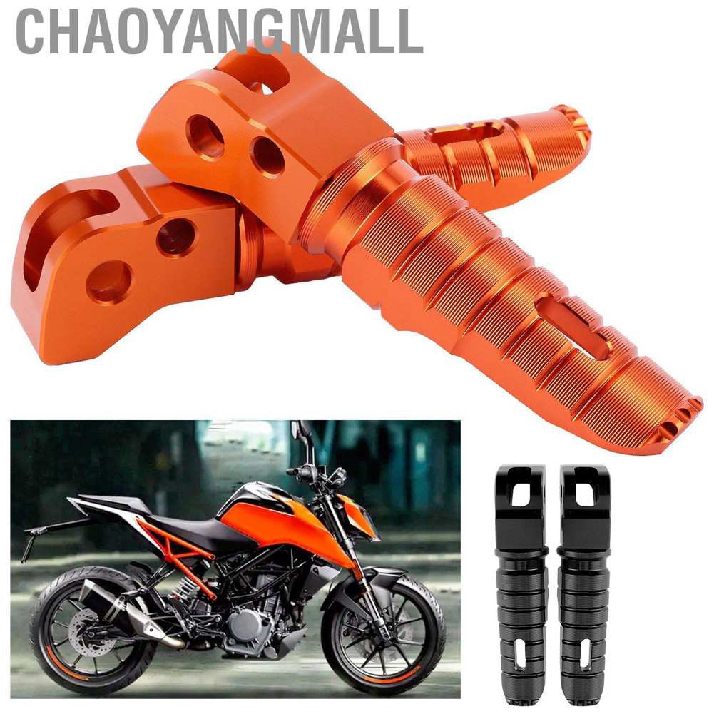 1 Cặp Gác Chân Hợp Kim Nhôm Cho Xe Mô Tô Ktm Duke125 / 250 / 300 Rc200 / 390 2014 +