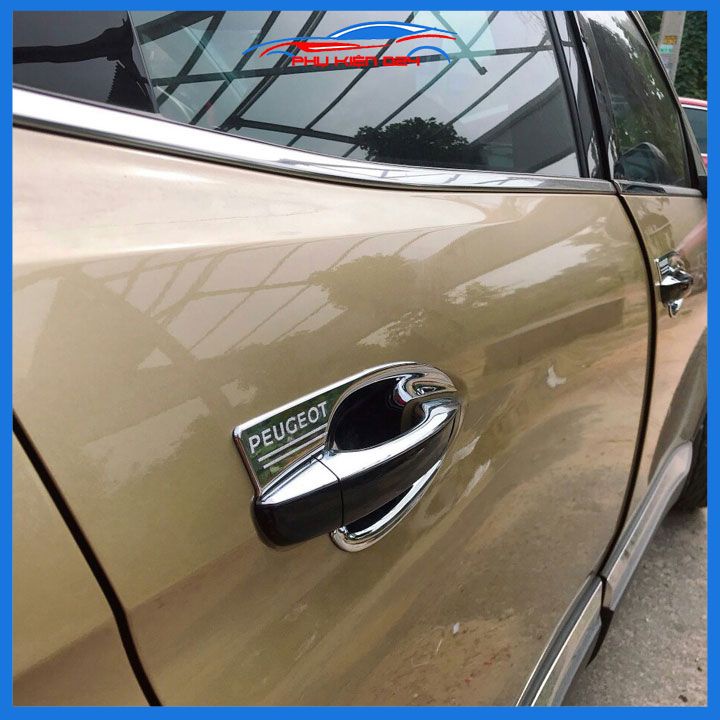 Ốp hõm Peugeot 3008, Peugeot  5008 mạ Crom chống trầy bảo vệ xe