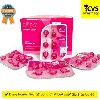 Serum Vitamin Dưỡng Tóc Phục Hồi Hư Tổn Ellips Hair Treatment (Hộp 50 Viên)