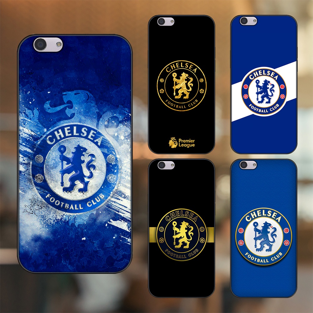 Ốp lưng Oppo F1s, F3, F3 Plus viền đen in hình Chelsea FC