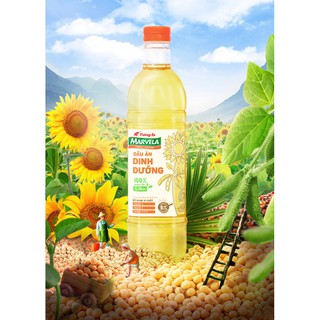 Dầu ăn dinh dưỡng Tường An Marvela 1L