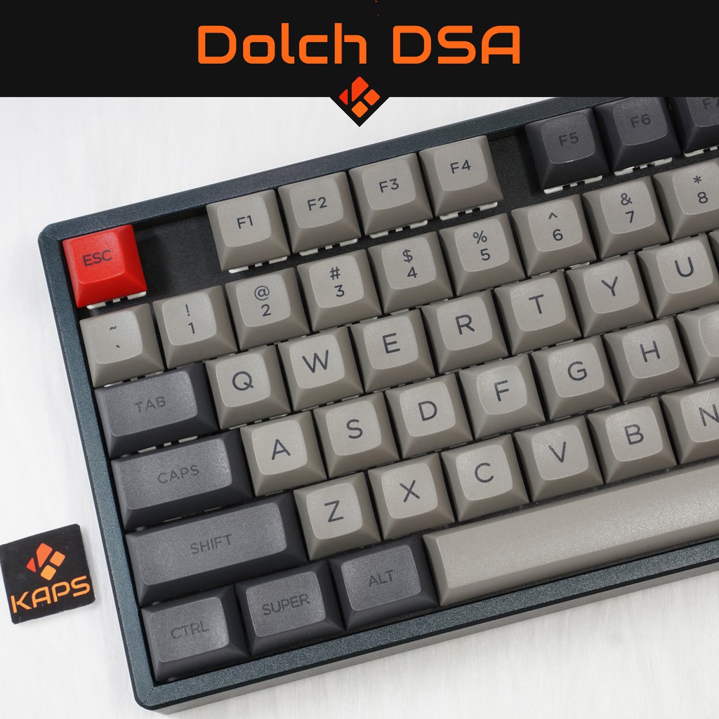 Keycap DOLCH- DSA - Thick PBT - Dyesub - 145 nút cho bàn phím cơ (Filco, Leopold, IKBC, Edra, keychron)