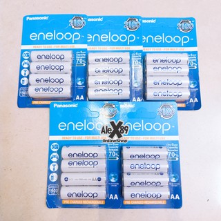 💥XÃ KHO💥 Bộ 4 Pin Sạc Ene Cao Cấp AA hoặc AAA