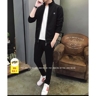 Bộ quần áo thu đông nam kéo khoá (45-115kg) | Quần áo khoác thu đông nam hàng loại 1| Mã K2.1