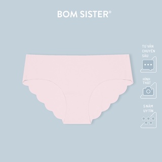 Quần lót su viền hoa không viền lưng vừa đáy ép BOM SISTER Q3019-1