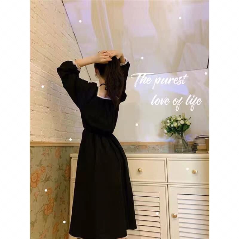 VÁY BABY DOLL, ĐEN NƠ, PHONG CÁCH LOLITA | BigBuy360 - bigbuy360.vn