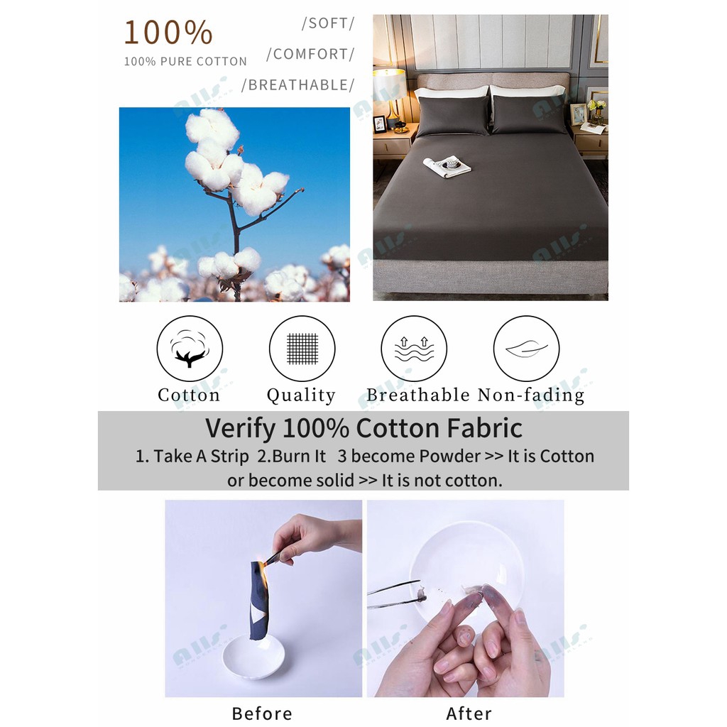 Bộ Đồ Giường 100% Cotton